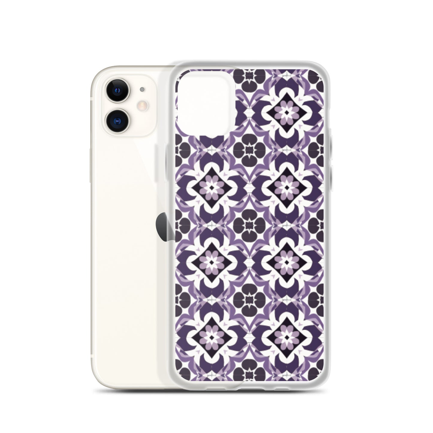 iPhone Case Purple Moroccan Style Tile