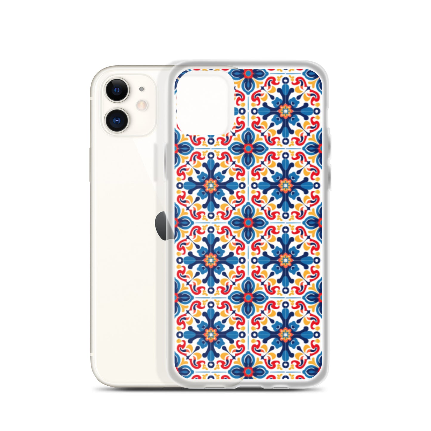 iPhone Case Talavera Tiles Blue and Red