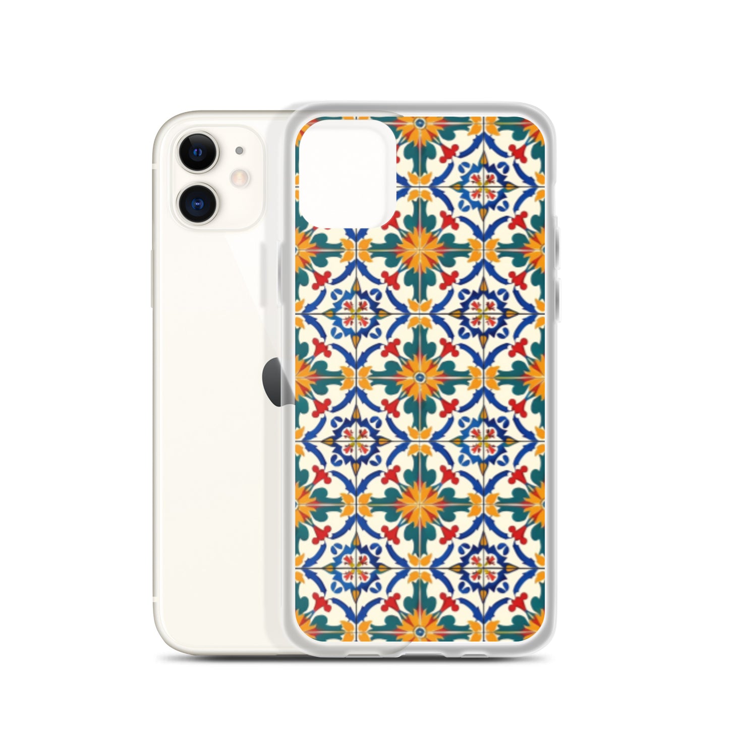 iPhone Case Colorful Yellow & Green Mediterranean Tiles