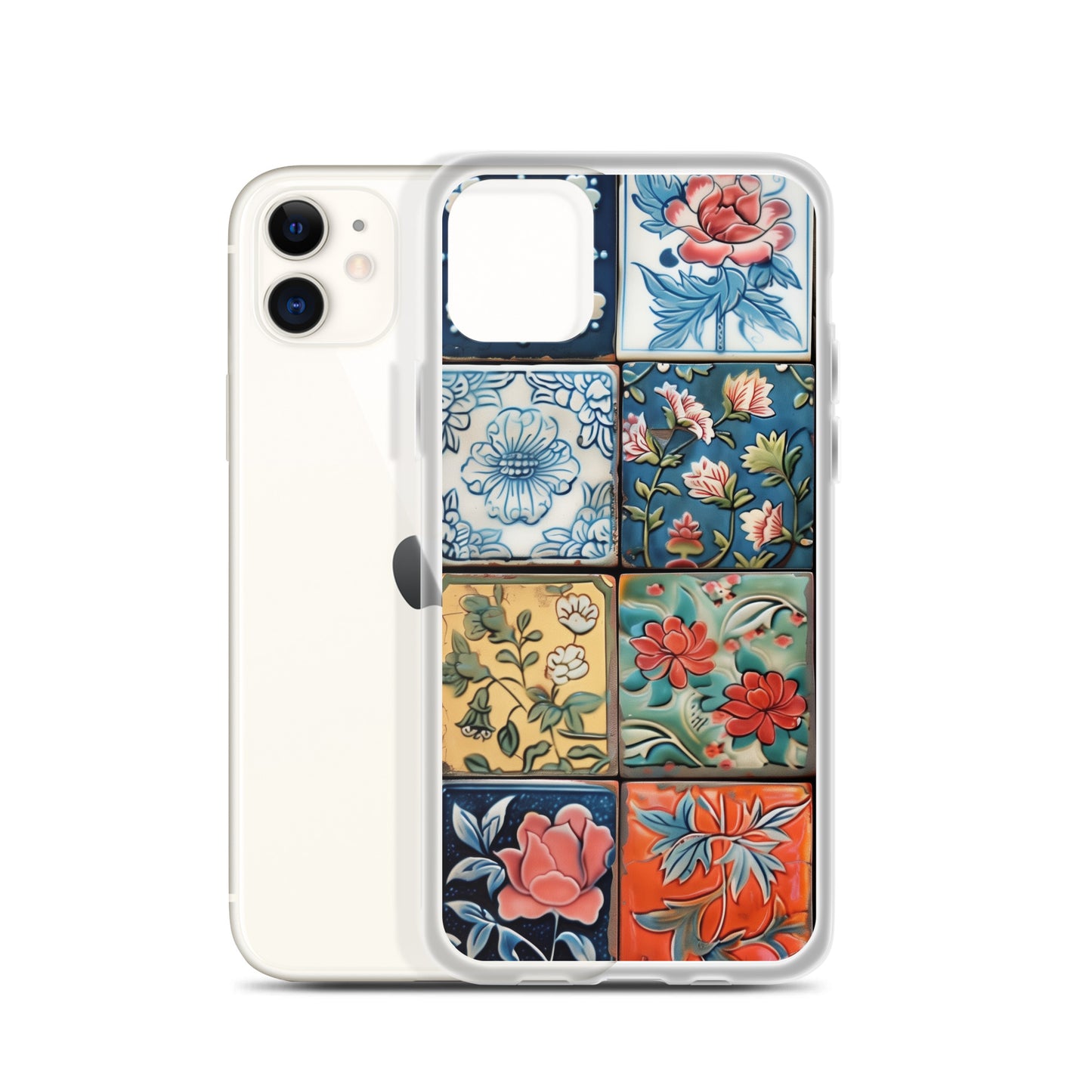 iPhone Case Colorful Majolilca Tiles