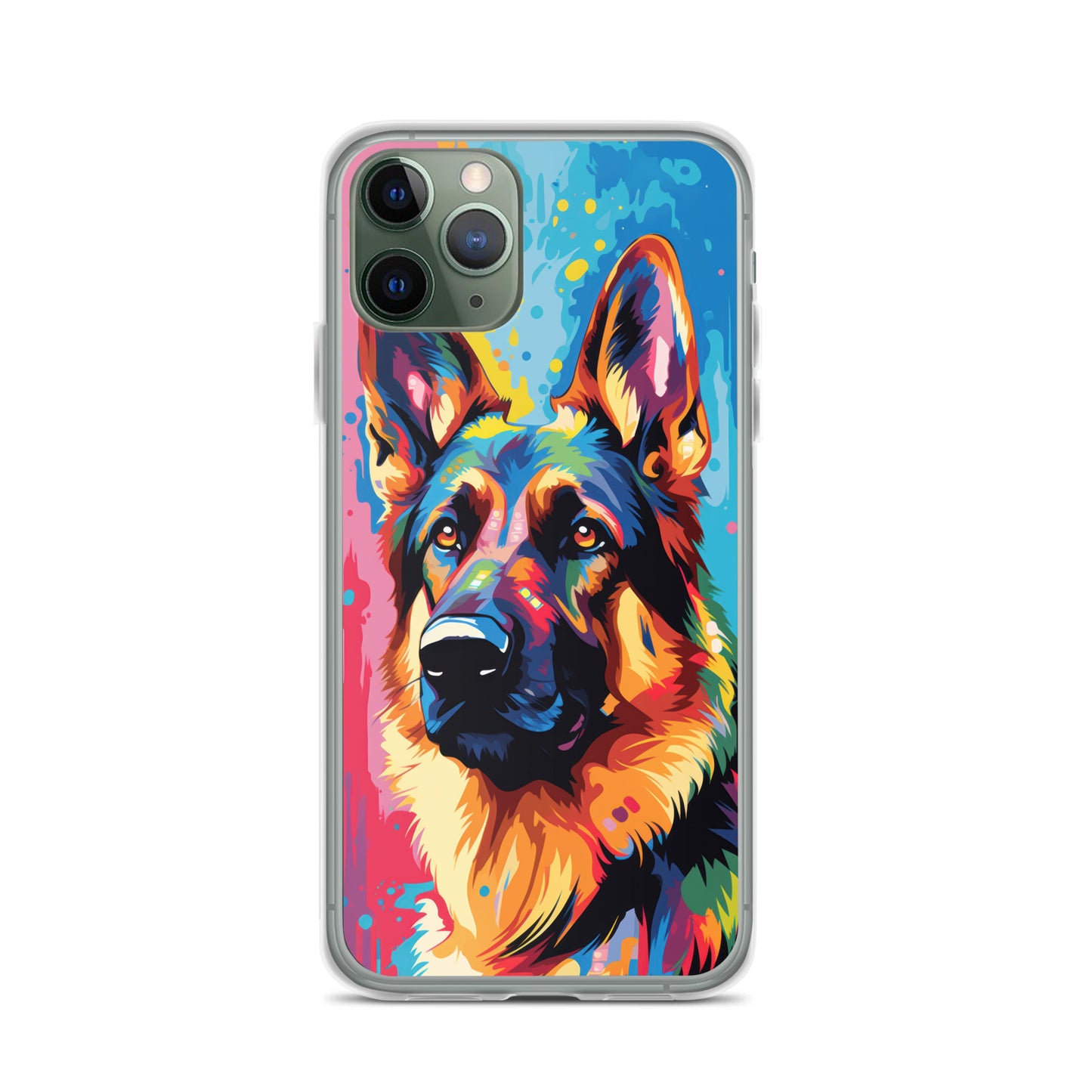 iPhone Case Painted German Shepherd