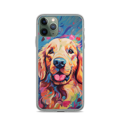 iPhone Case Painted Golden Retriever