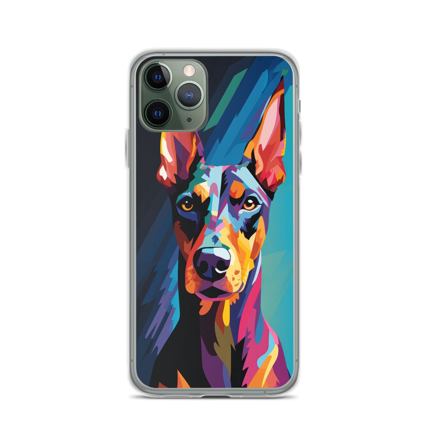 iPhone Case Painted Doberman Pinscher