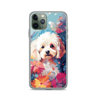 iPhone Case Painted Bichon Frise