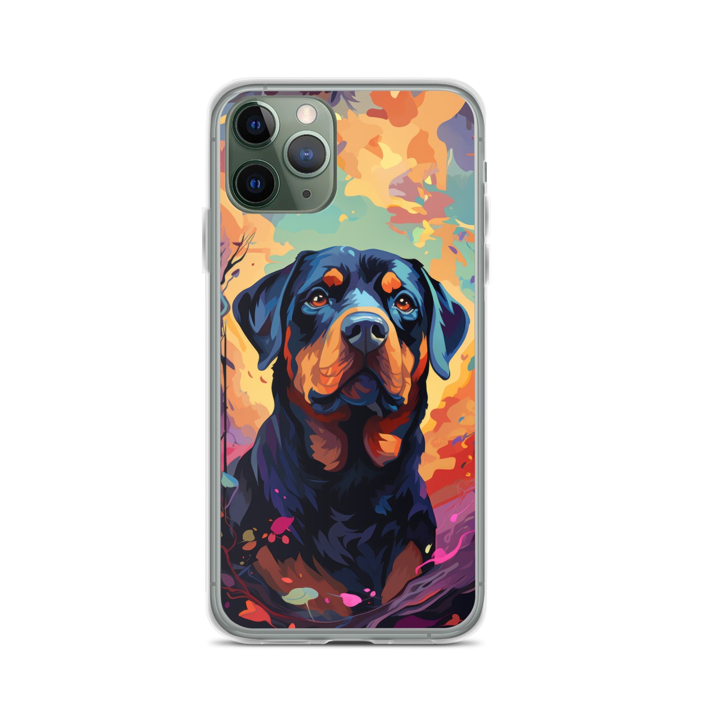 iPhone Case Painted Rottweiler
