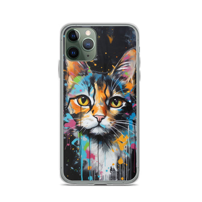 Graffiti Calico Cat iPhone Case