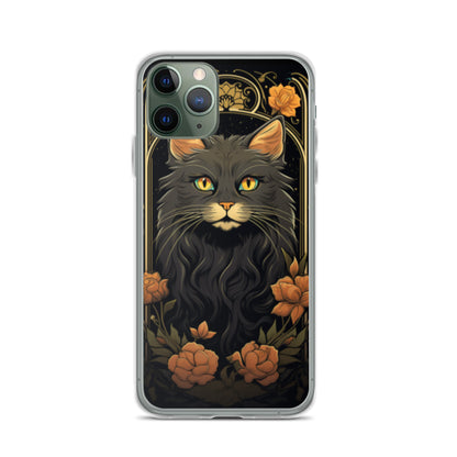 Art Nouveau Cat iPhone Case