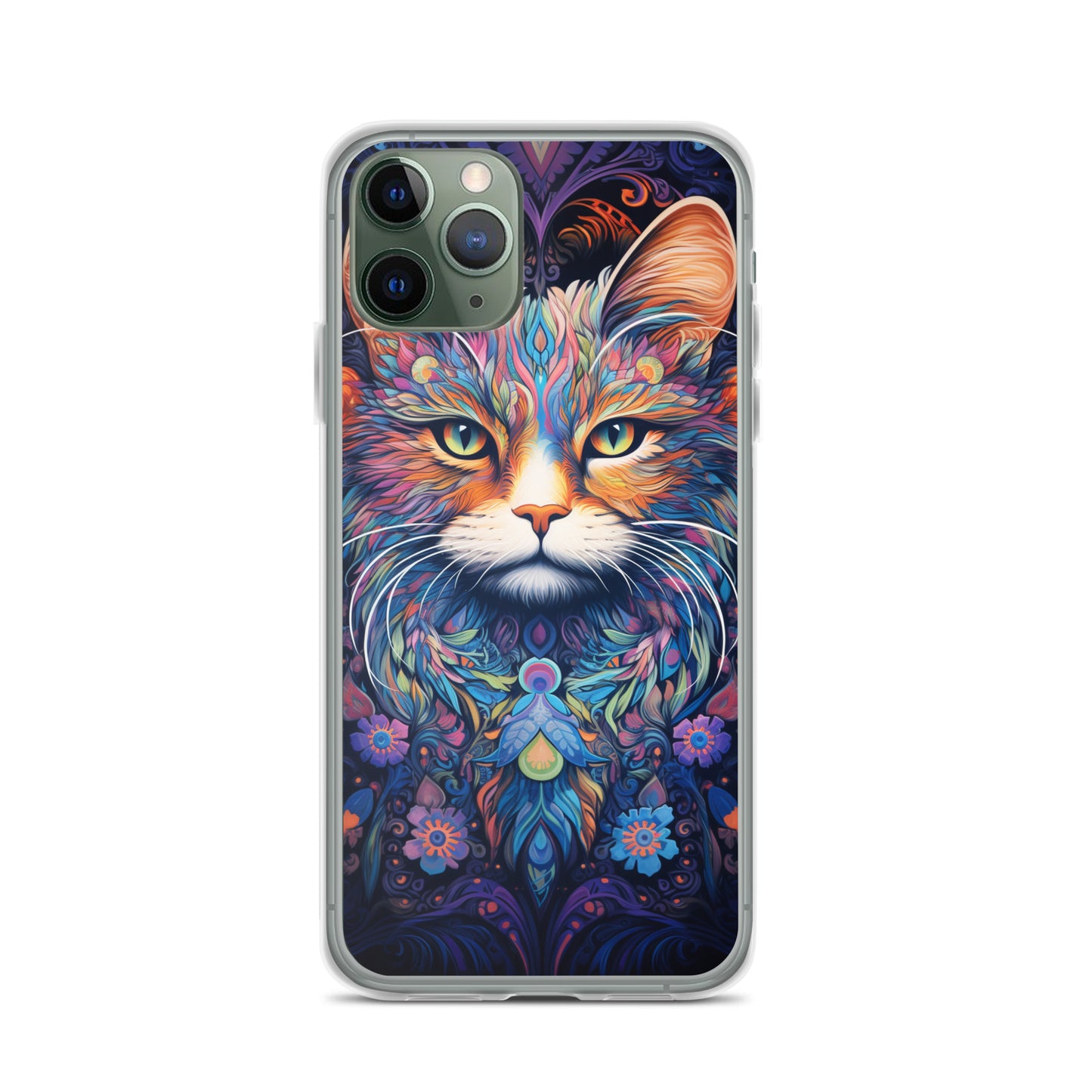 Psychedelic Cat #2 iPhone Case