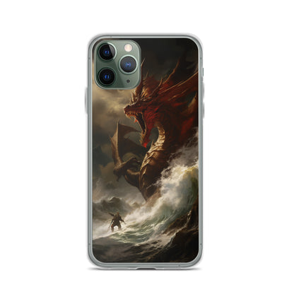 Dragon Battle iPhone Case