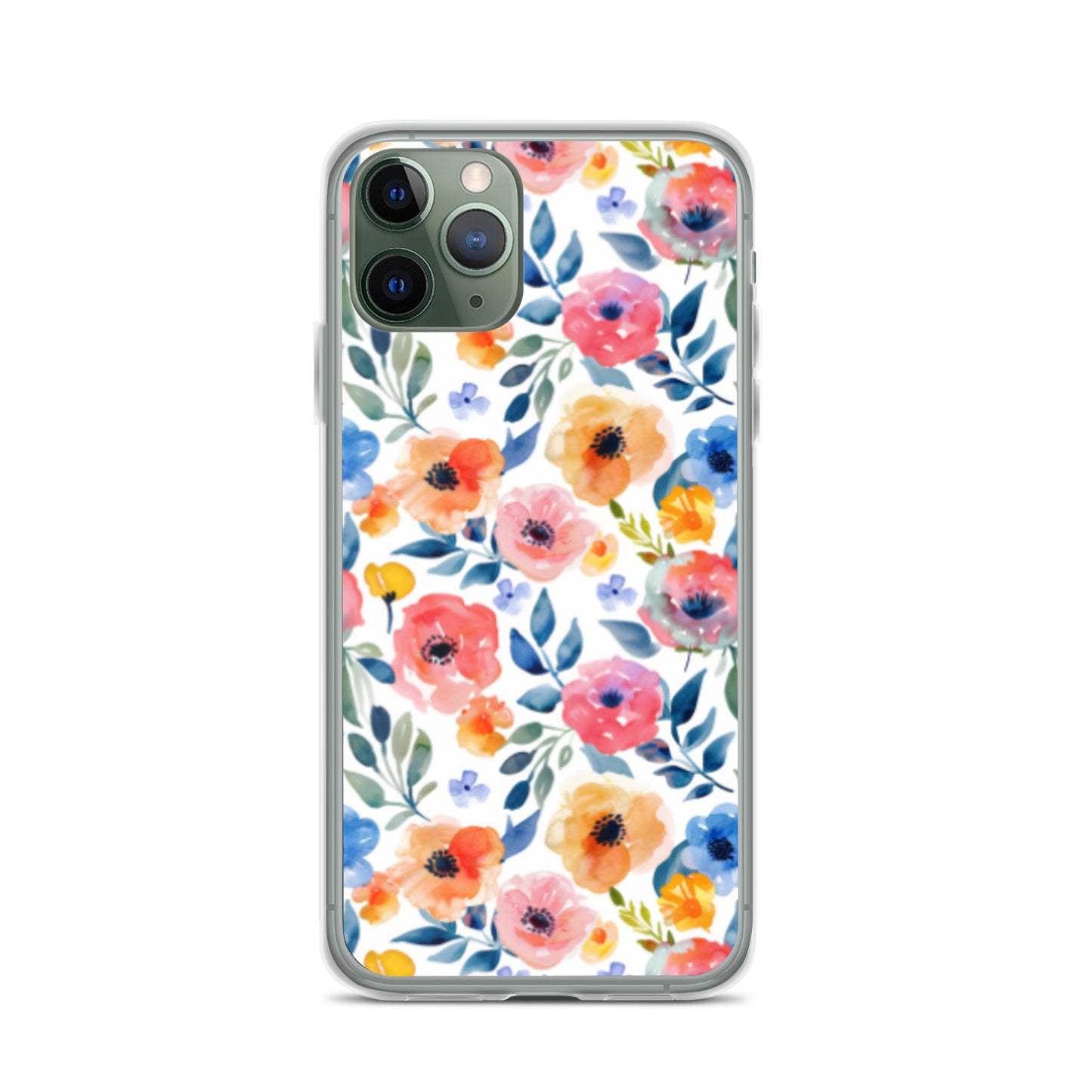 iPhone Case Colorful Watercolor Floral Pattern