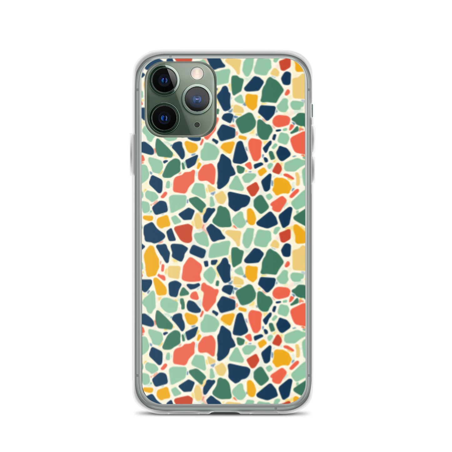 iPhone Case Colorful Retro Terrazzo Tile