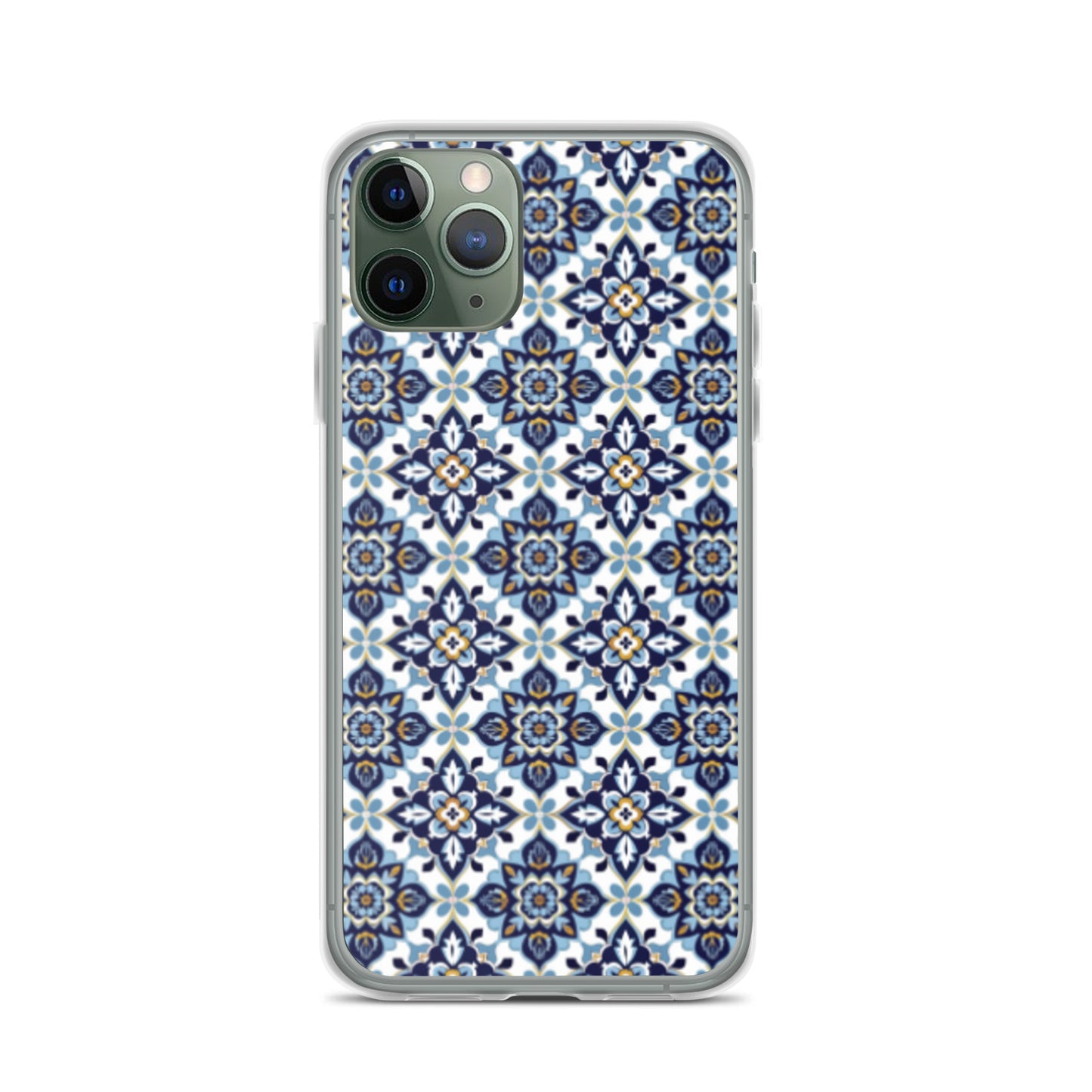 iPhone Case Classic Encaustic Tile Blue