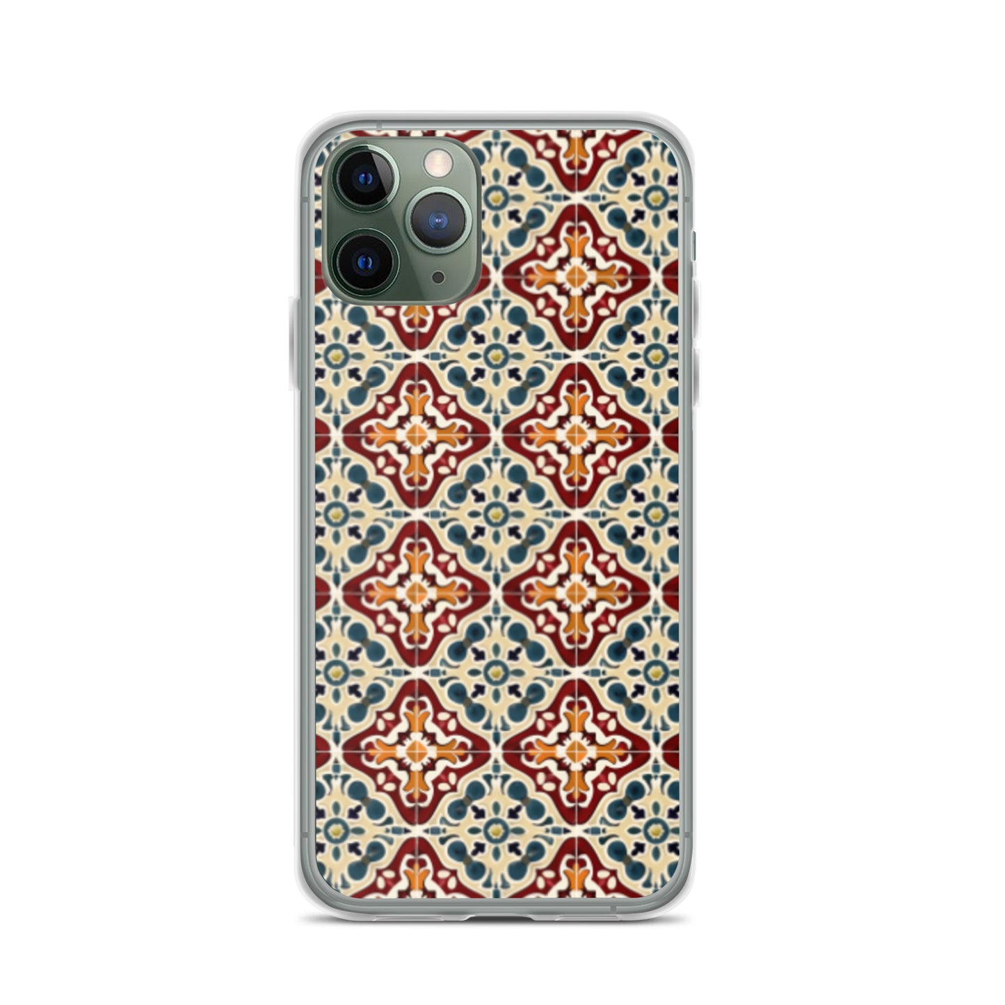 iPhone Case Classic Encaustic Tile Red
