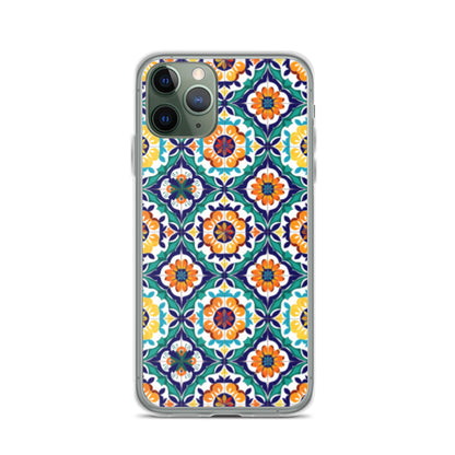 iPhone Case Talavera Tiles Green and Blue