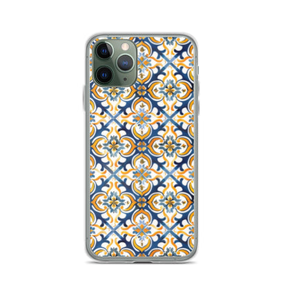 iPhone Case Colorful Spanish Tile Pattern