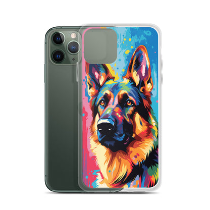 iPhone Case Painted German Shepherd