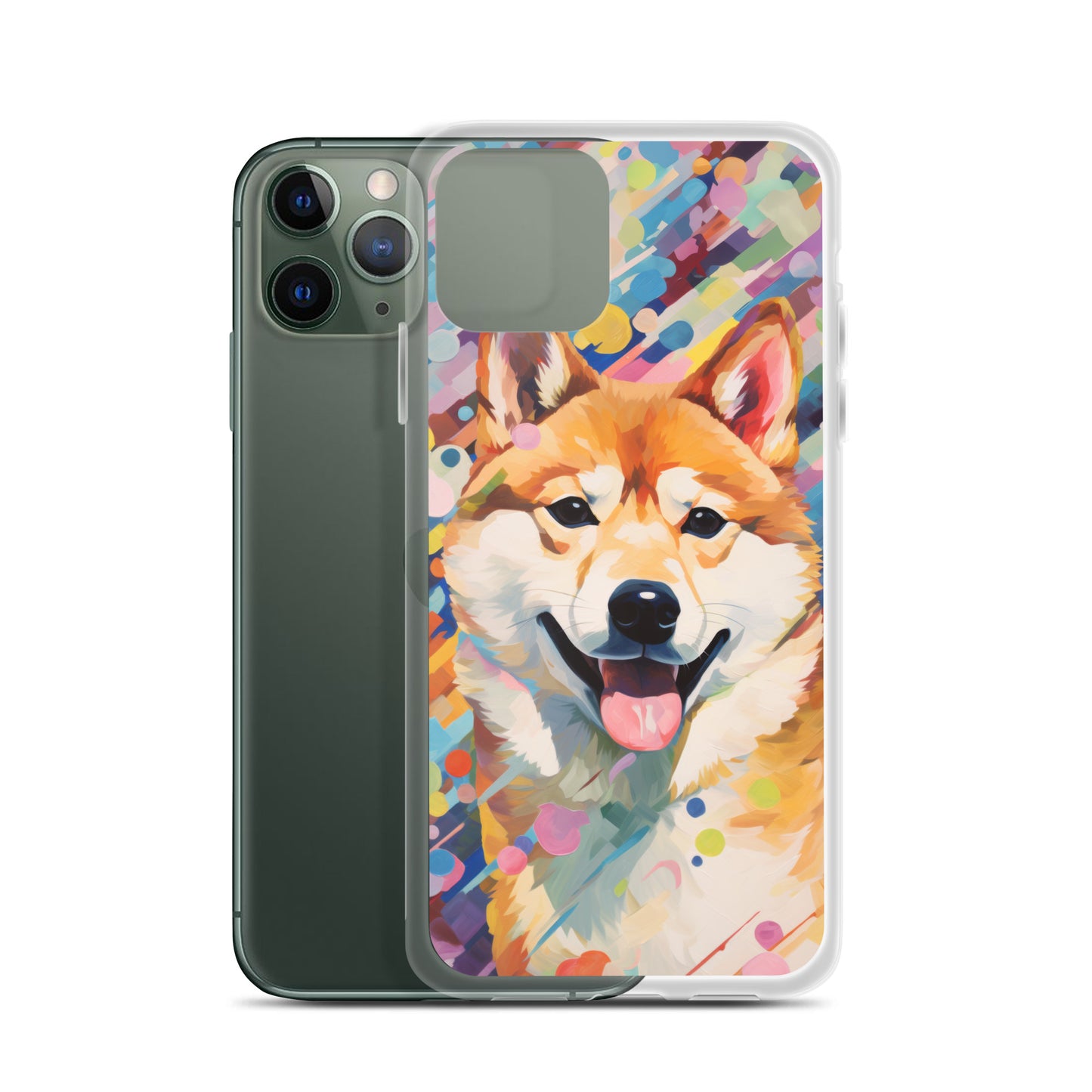 iPhone Case Painted Shiba Inu