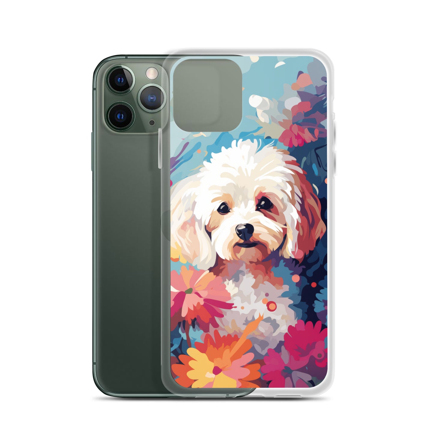 iPhone Case Painted Bichon Frise