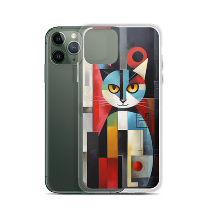 Bauhaus Kitty Cat iPhone Case