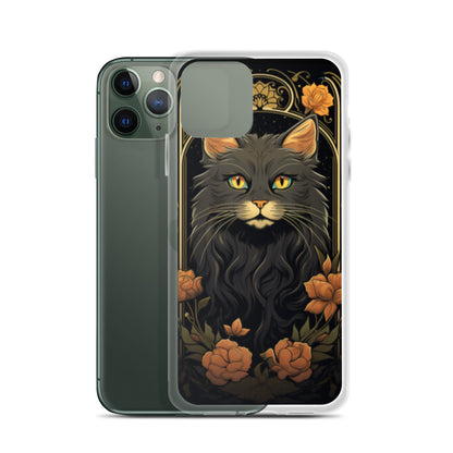 Art Nouveau Cat iPhone Case