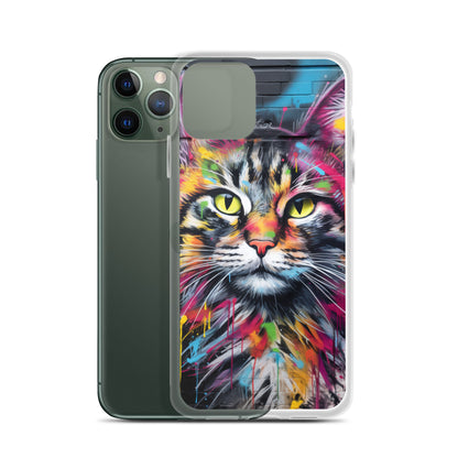 Graffiti Cat iPhone Case