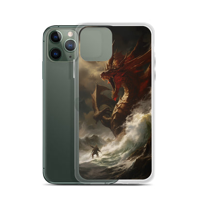 Dragon Battle iPhone Case
