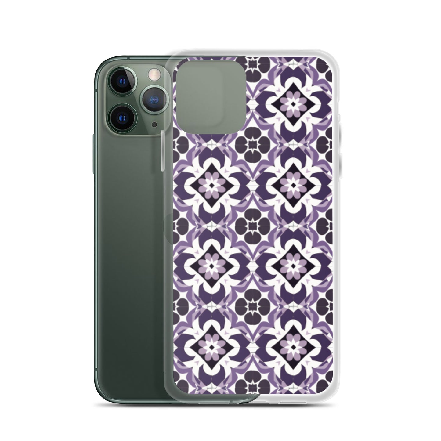 iPhone Case Purple Moroccan Style Tile