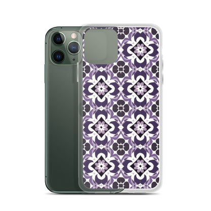 iPhone Case Purple Moroccan Style Tile