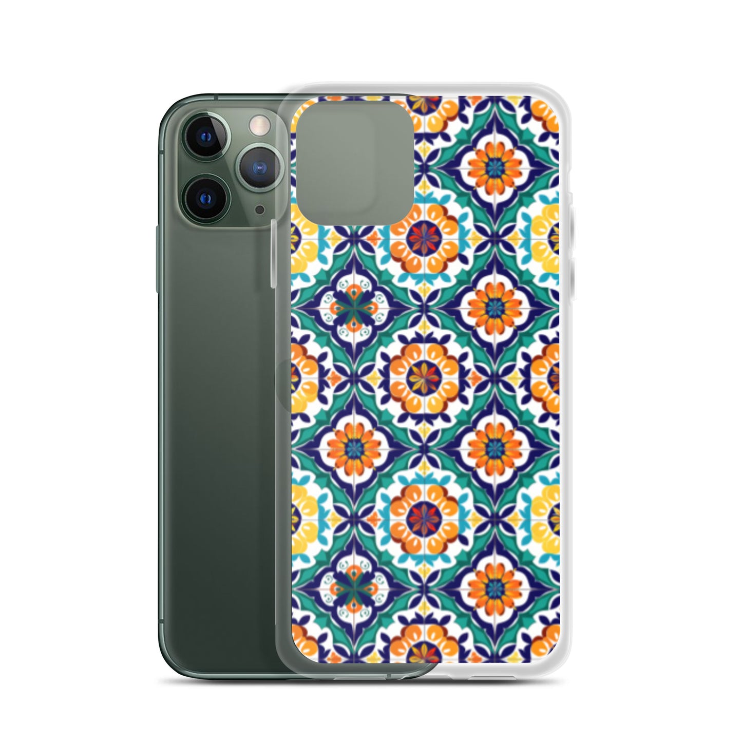 iPhone Case Talavera Tiles Green and Blue