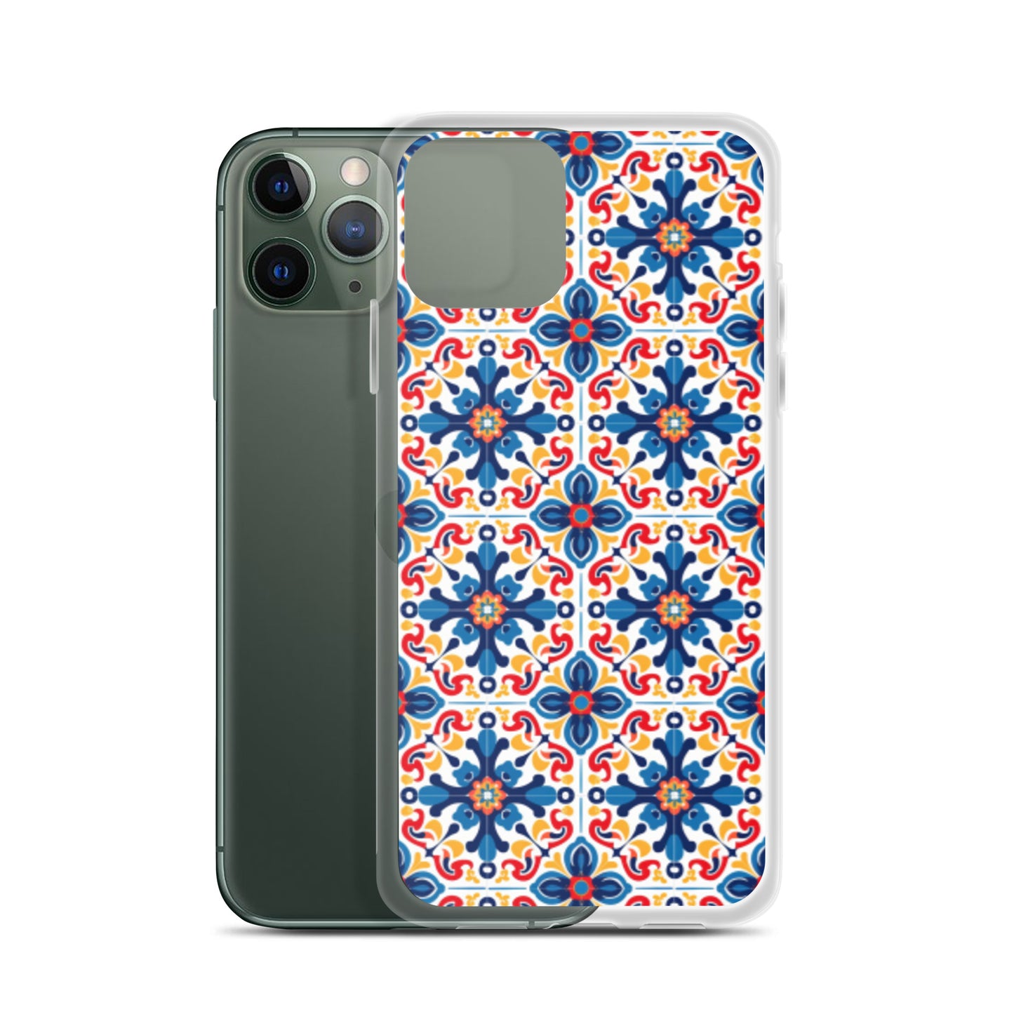 iPhone Case Talavera Tiles Blue and Red