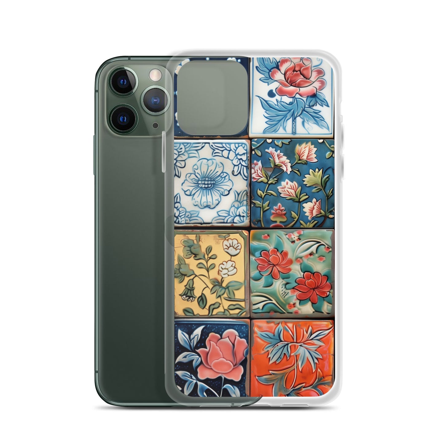 iPhone Case Colorful Majolilca Tiles