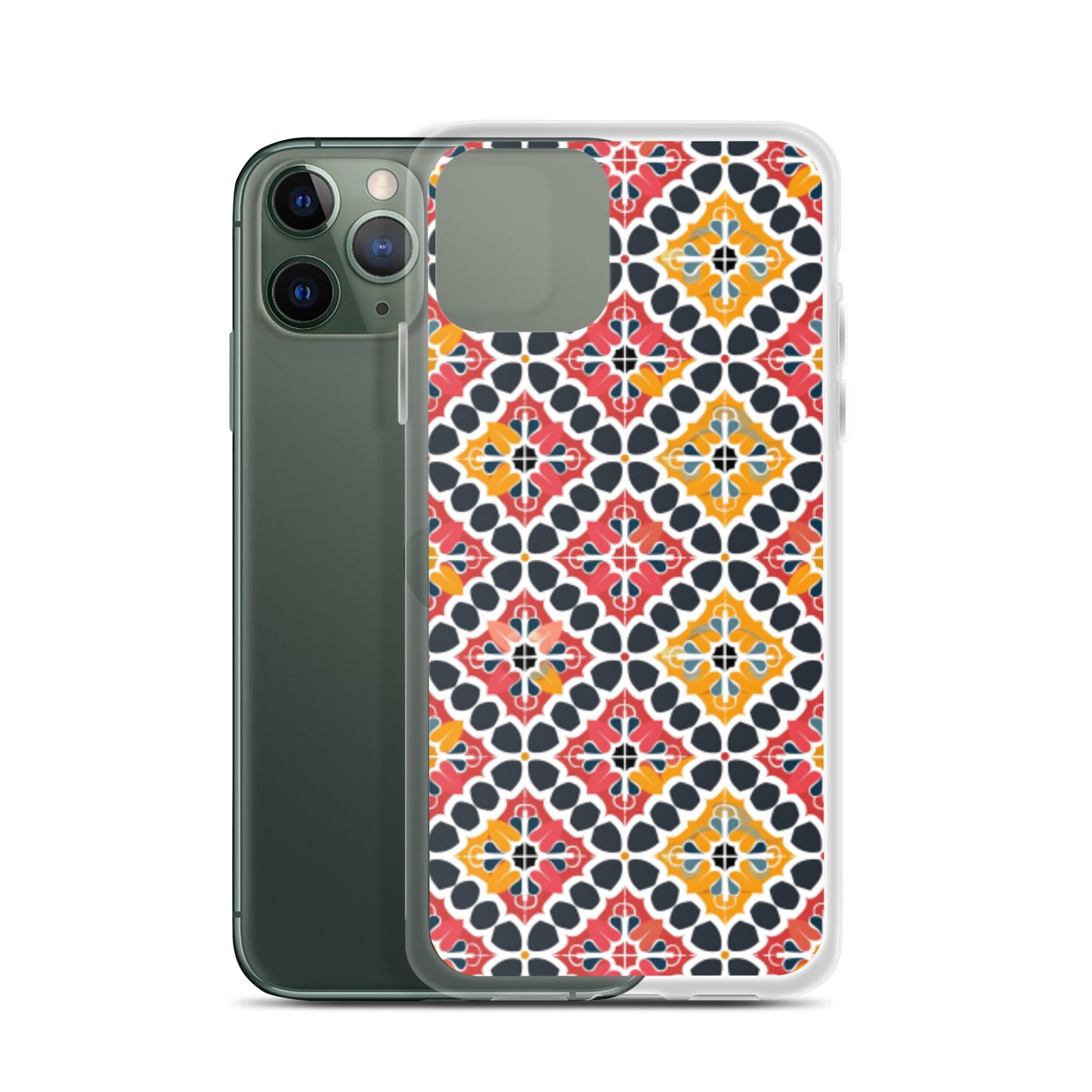 iPhone Case Colorful Spanish Quatrefoil Pattern