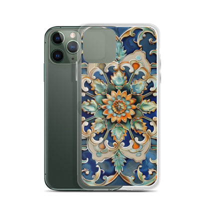 iPhone Case Malaysian Ceramic Tile Pattern