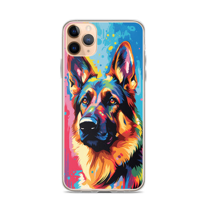 iPhone Case Painted German Shepherd