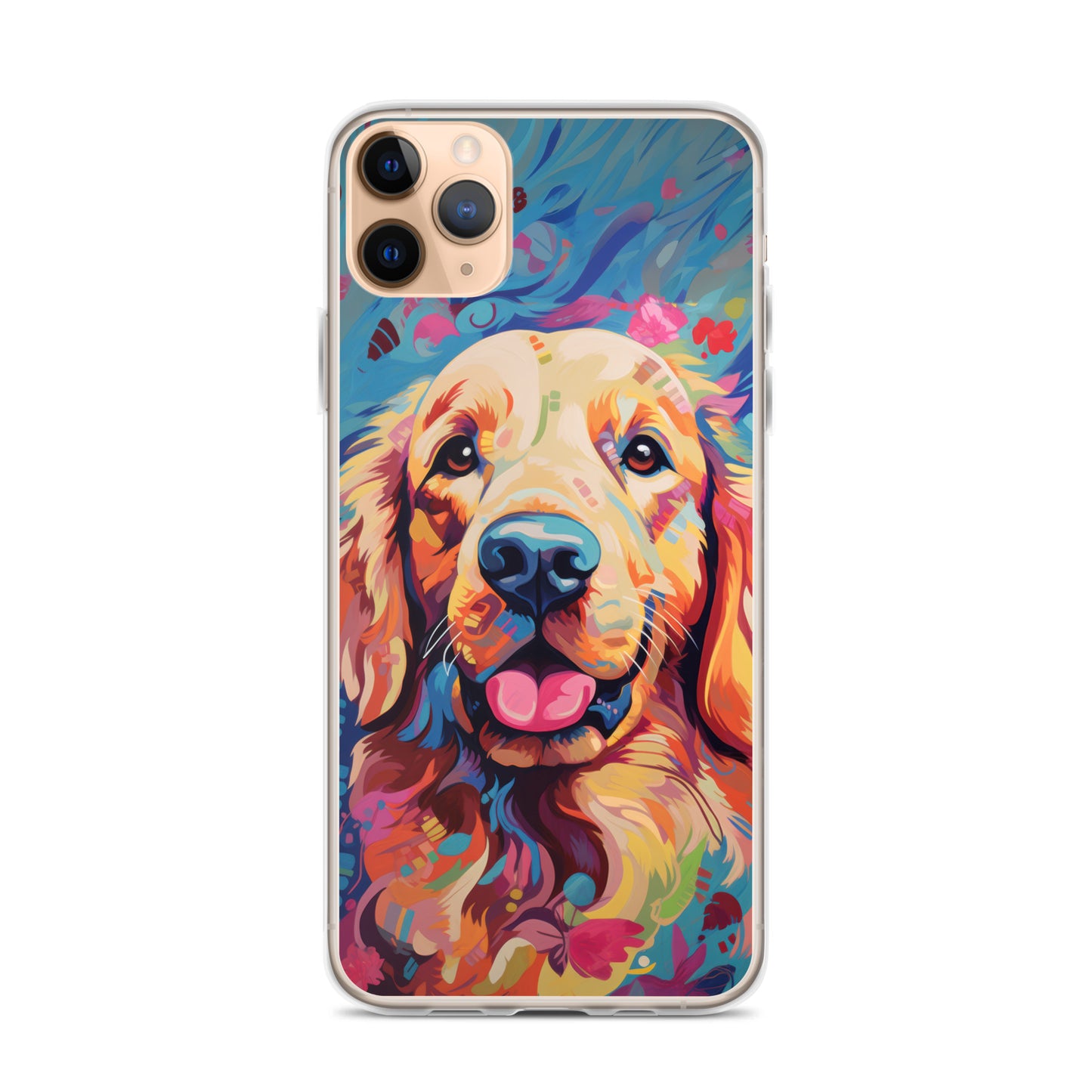 iPhone Case Painted Golden Retriever