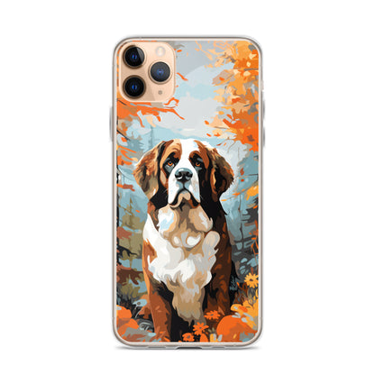 iPhone Case Painted St. Bernard
