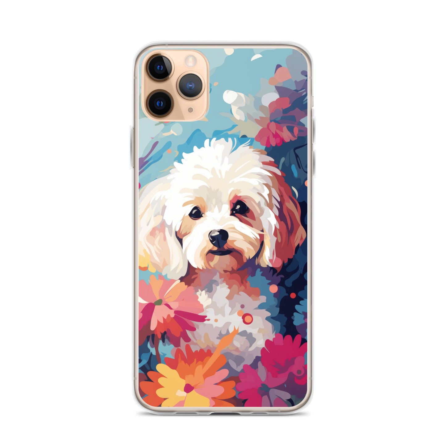 iPhone Case Painted Bichon Frise