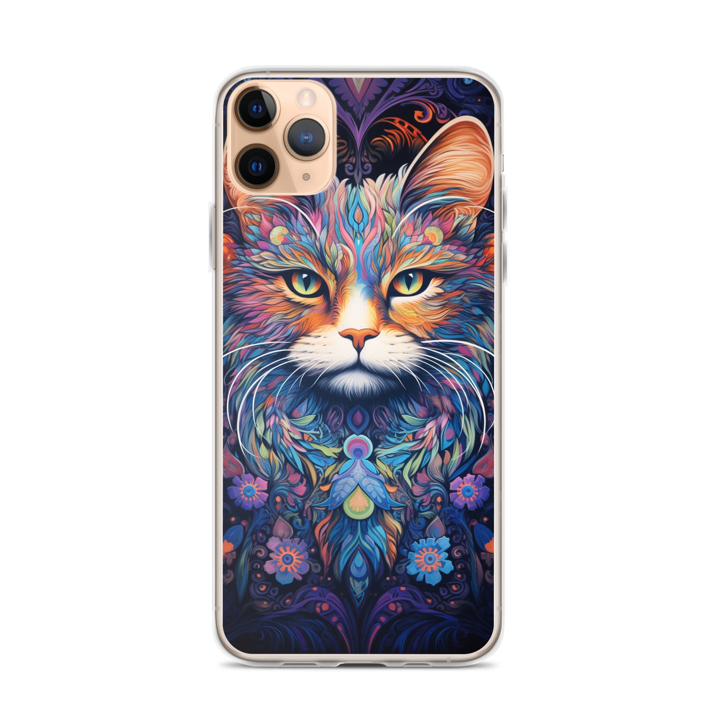 Psychedelic Cat #2 iPhone Case