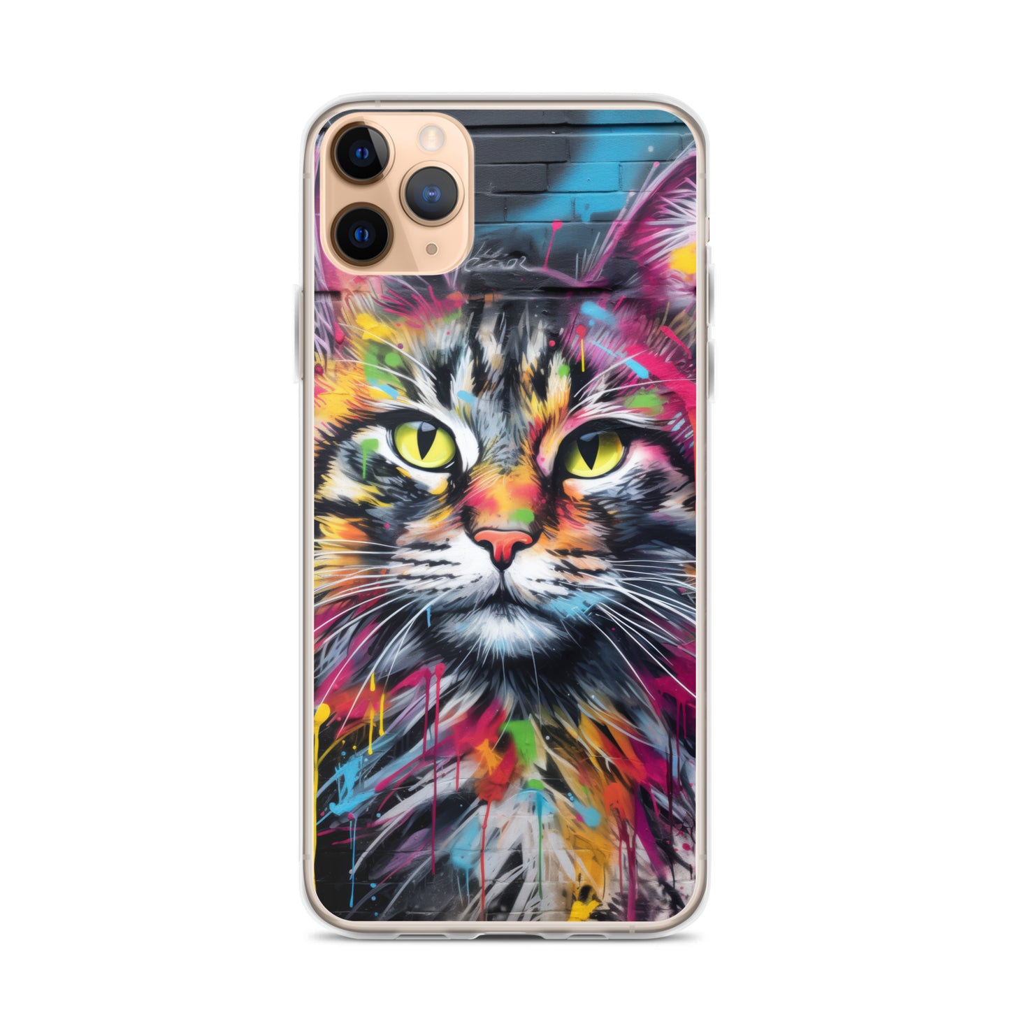 Graffiti Cat iPhone Case