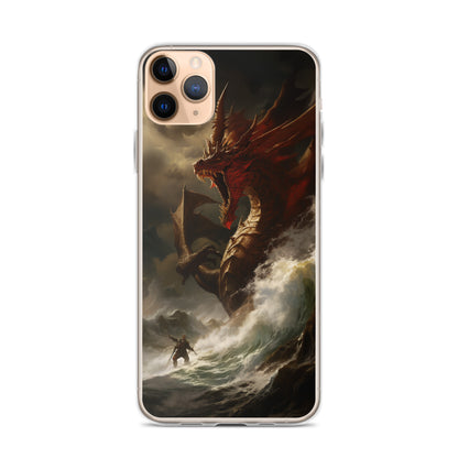 Dragon Battle iPhone Case
