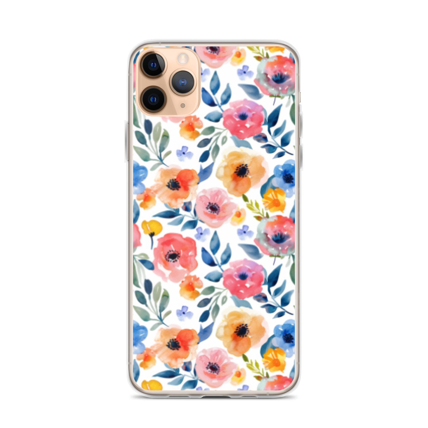 iPhone Case Colorful Watercolor Floral Pattern