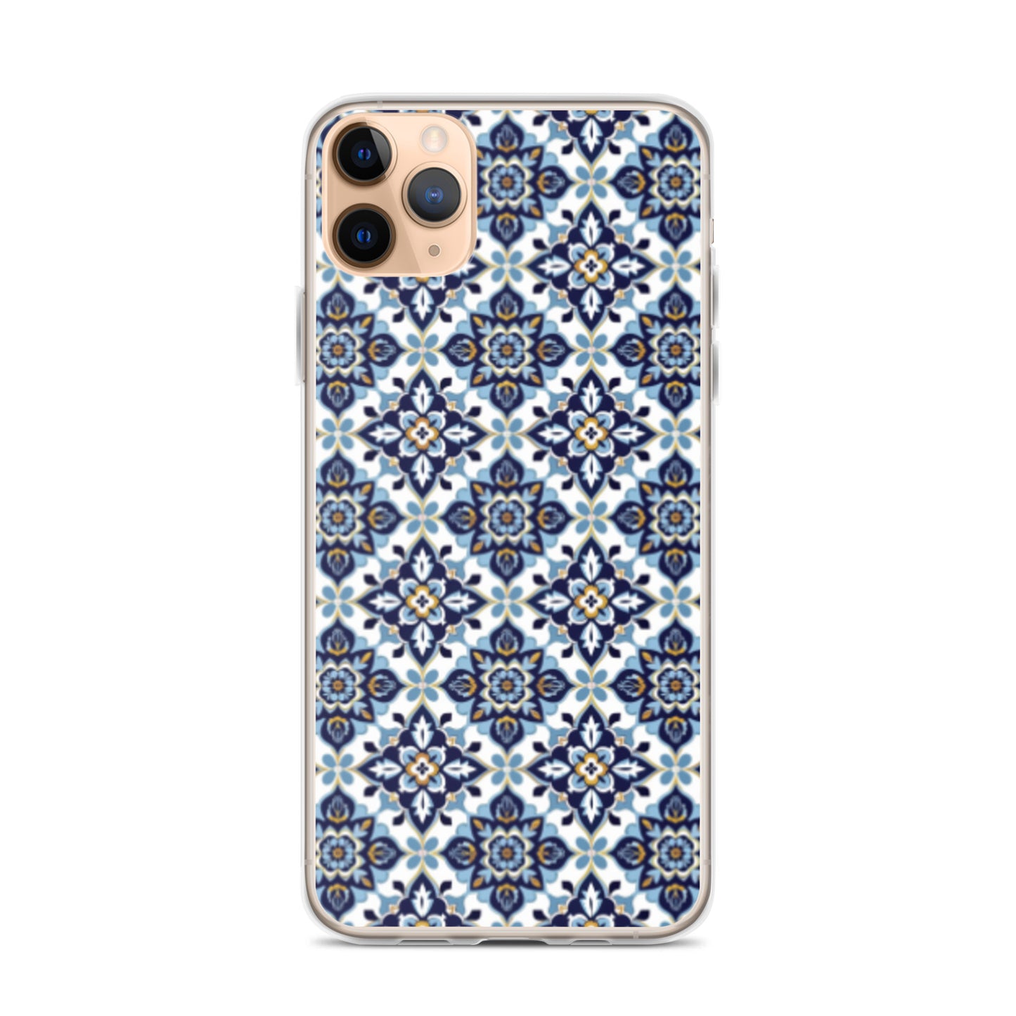 iPhone Case Classic Encaustic Tile Blue