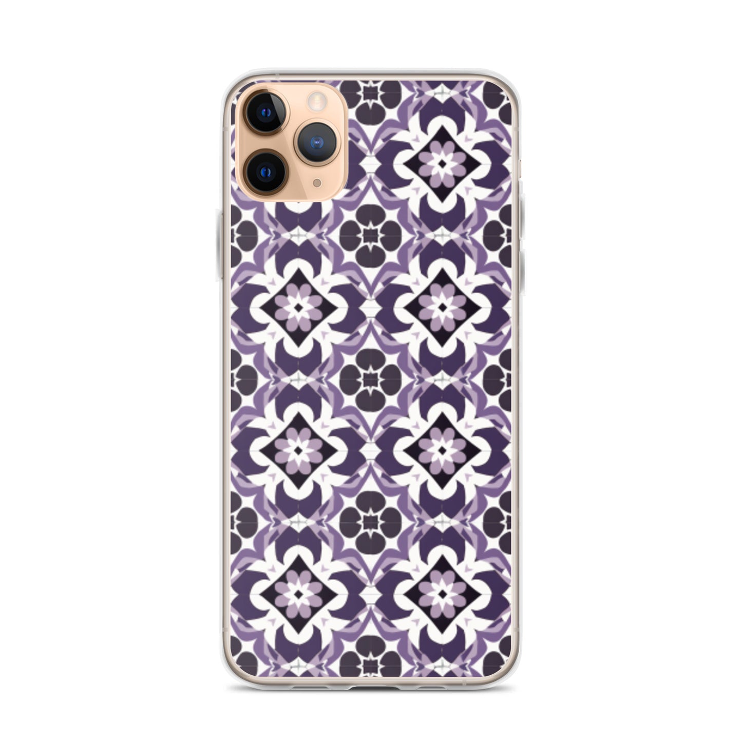 iPhone Case Purple Moroccan Style Tile