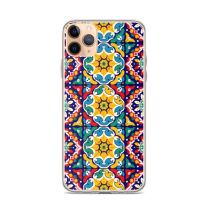 iPhone Case Talavera Tiles Red and Yellow