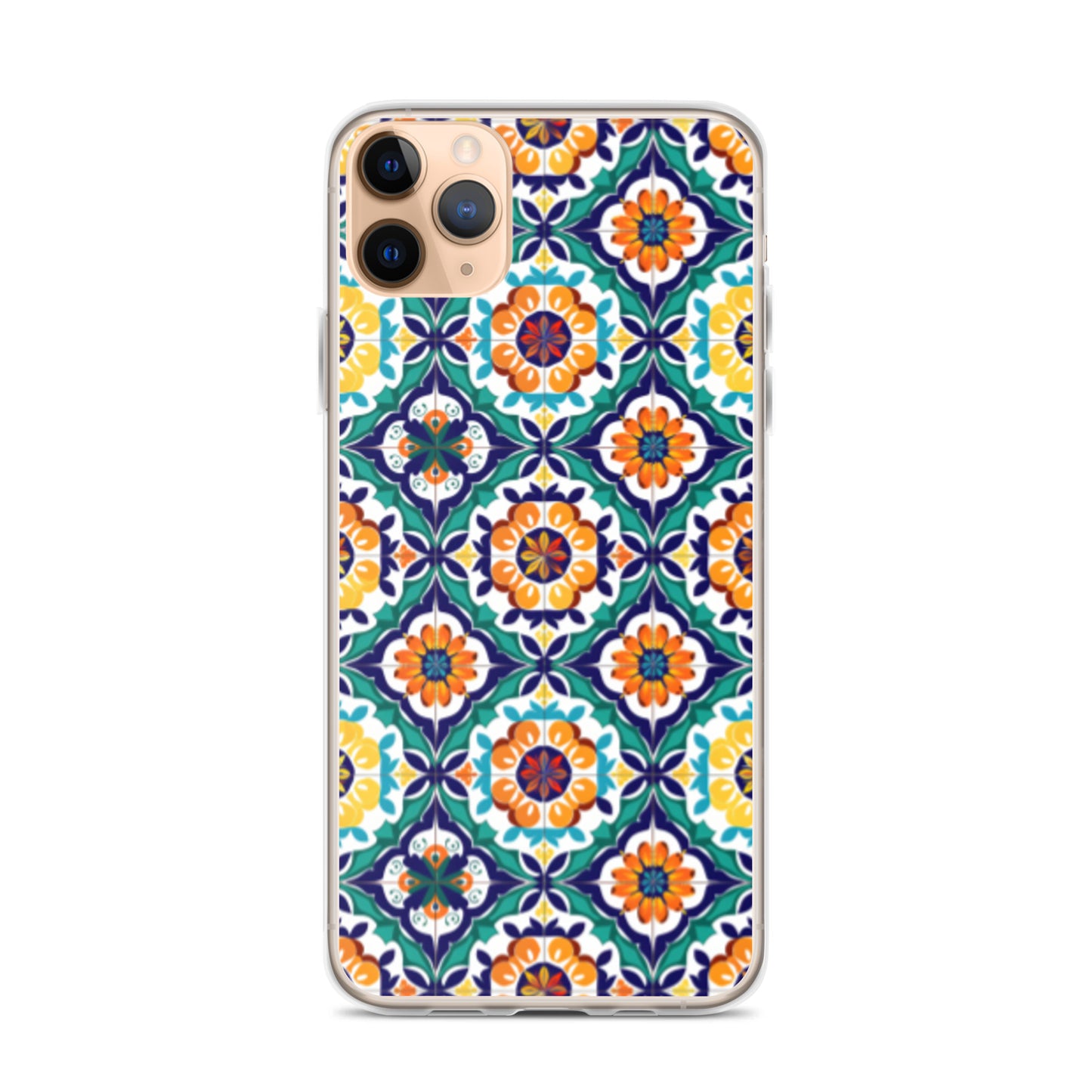 iPhone Case Talavera Tiles Green and Blue
