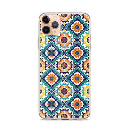 iPhone Case Talavera Tiles Green and Blue