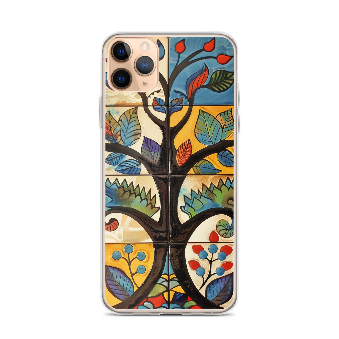 iPhone Case Colorful Tile Tree