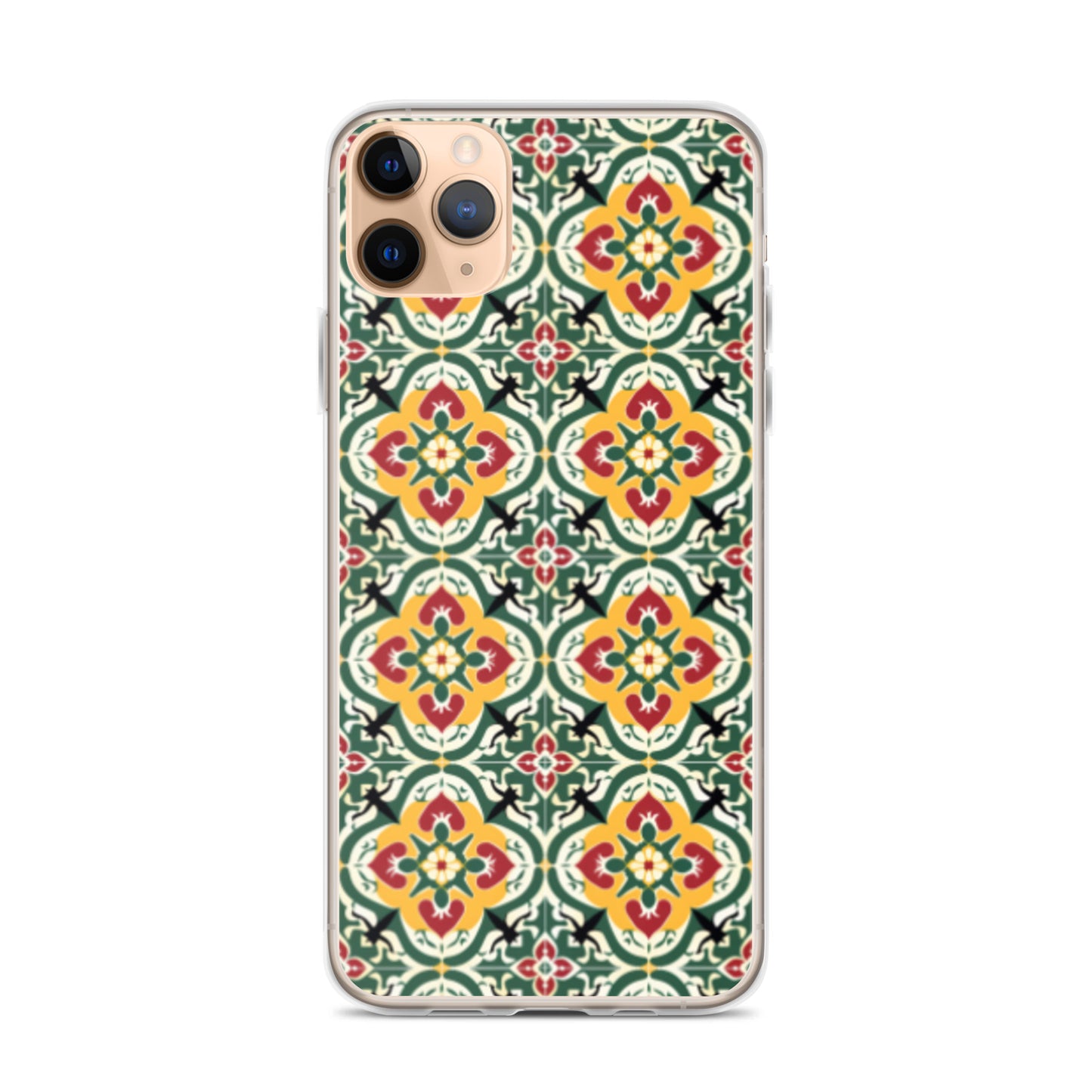 iPhone Case Colorful Traditional Maltese Cement Tile Pattern