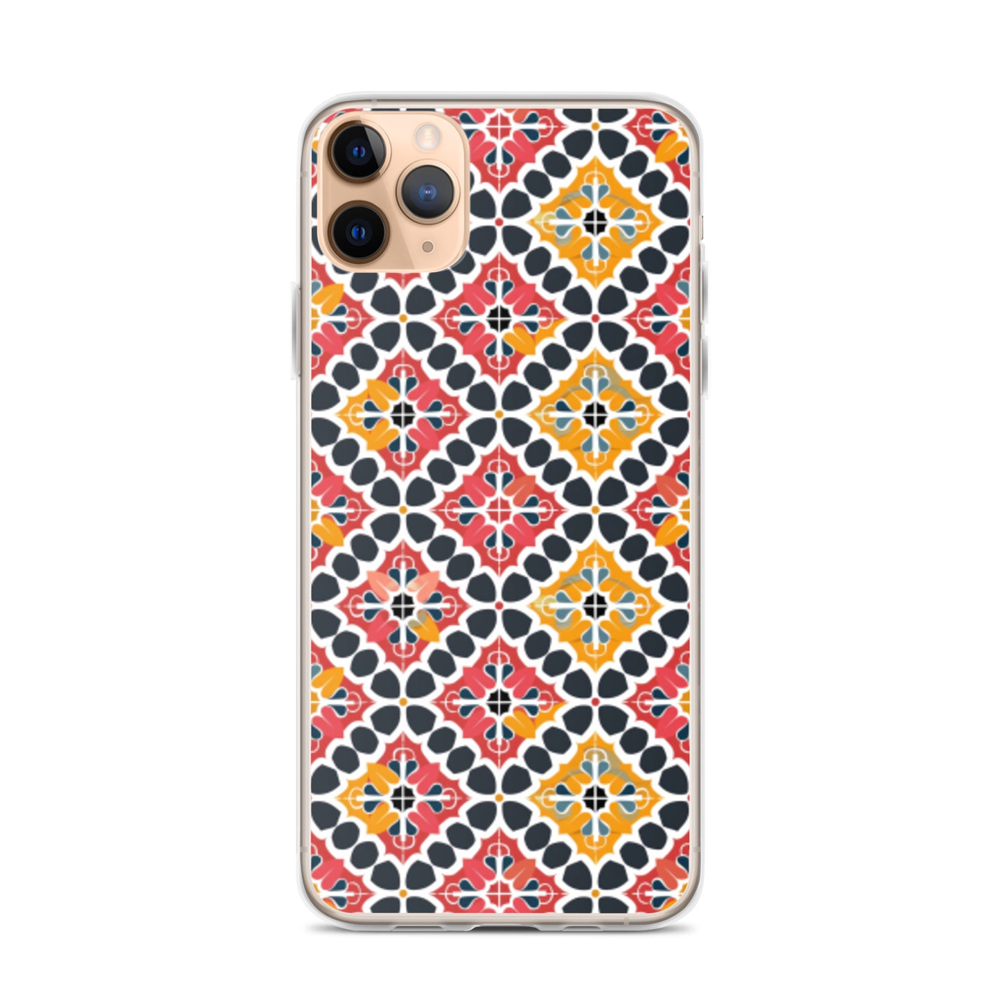 iPhone Case Colorful Spanish Quatrefoil Pattern