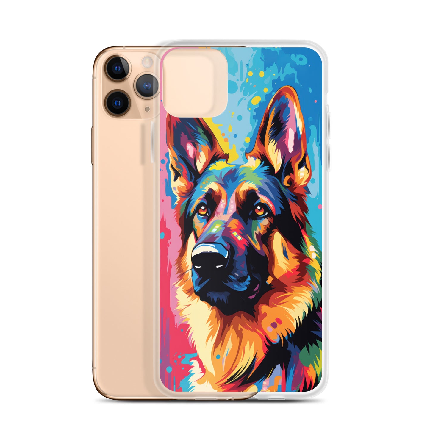 iPhone Case Painted German Shepherd